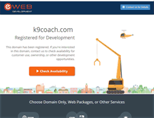 Tablet Screenshot of k9coach.com