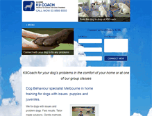 Tablet Screenshot of k9coach.com.au